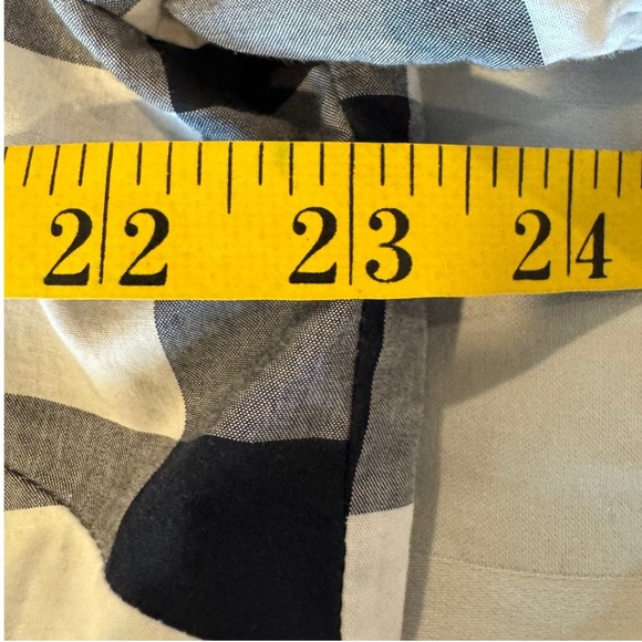 Tommy Hilfiger Gingham Shirt Dress Women's XL Puff Sleeves Preppy Academia Work - Picture 11 of 12